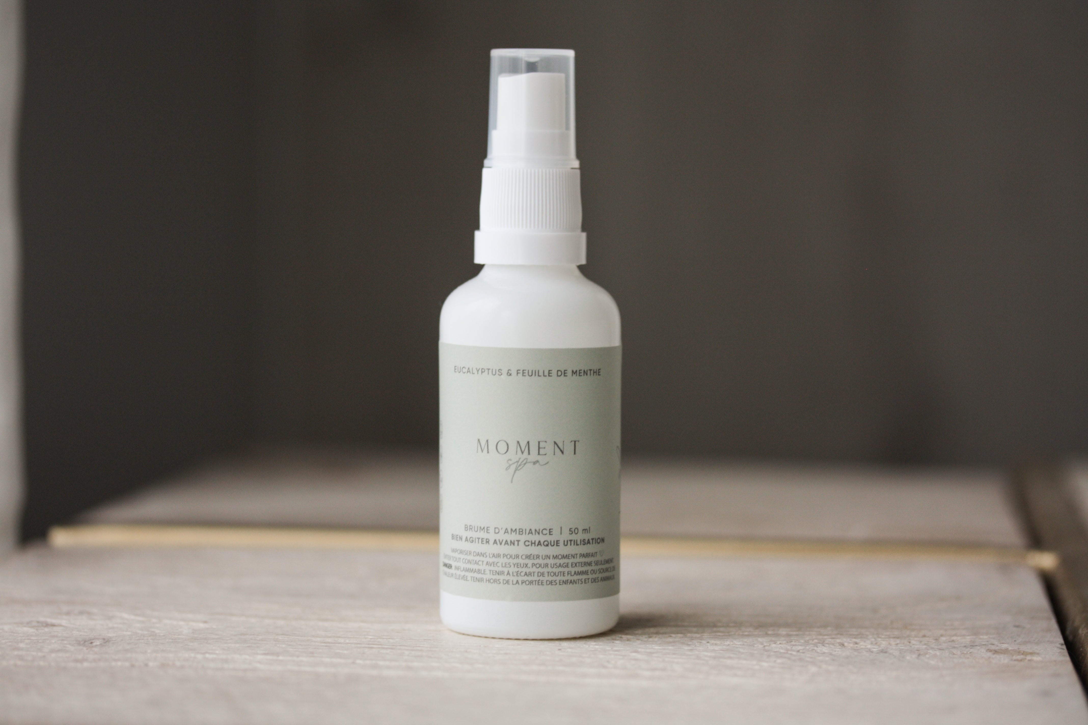 Brume Moment spa -Eucalyptus & feuille de menthe- - Boutique Lovli