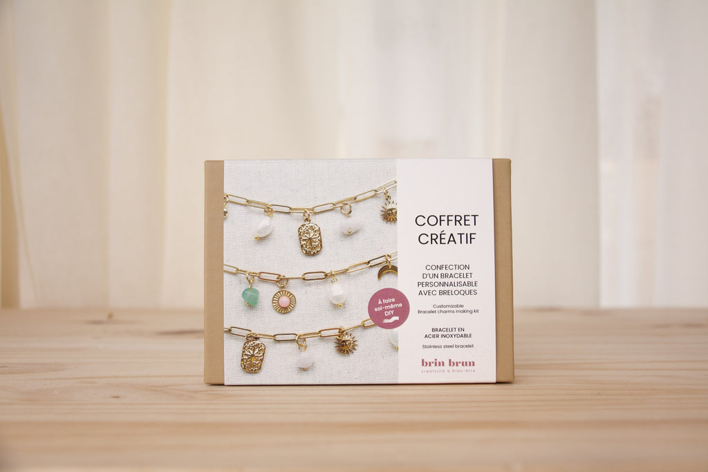 Coffret créatif: Fabrication d'un bracelet à breloque - Boutique Lovli