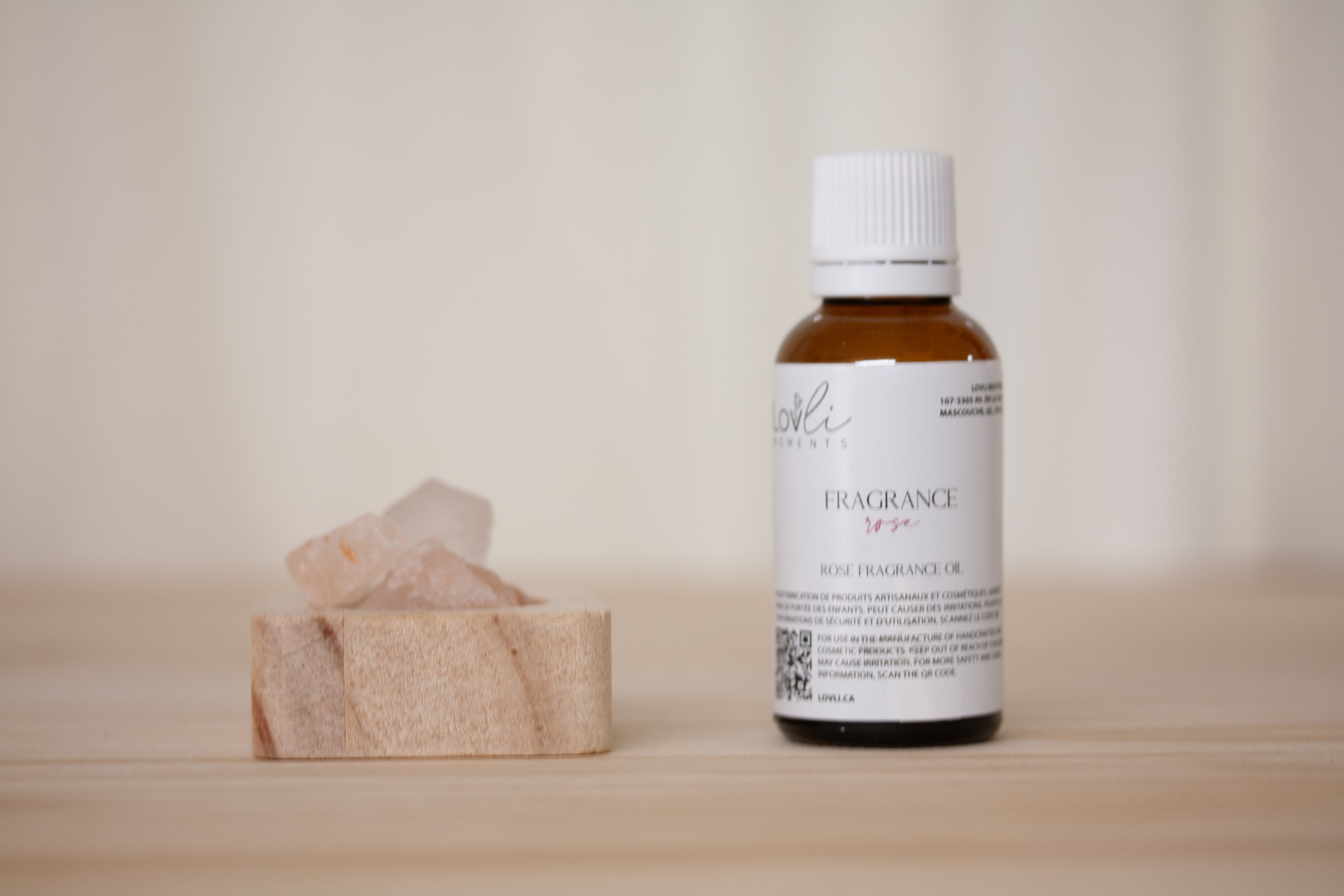 Diffuseur minimaliste au sel rose - Boutique Lovli