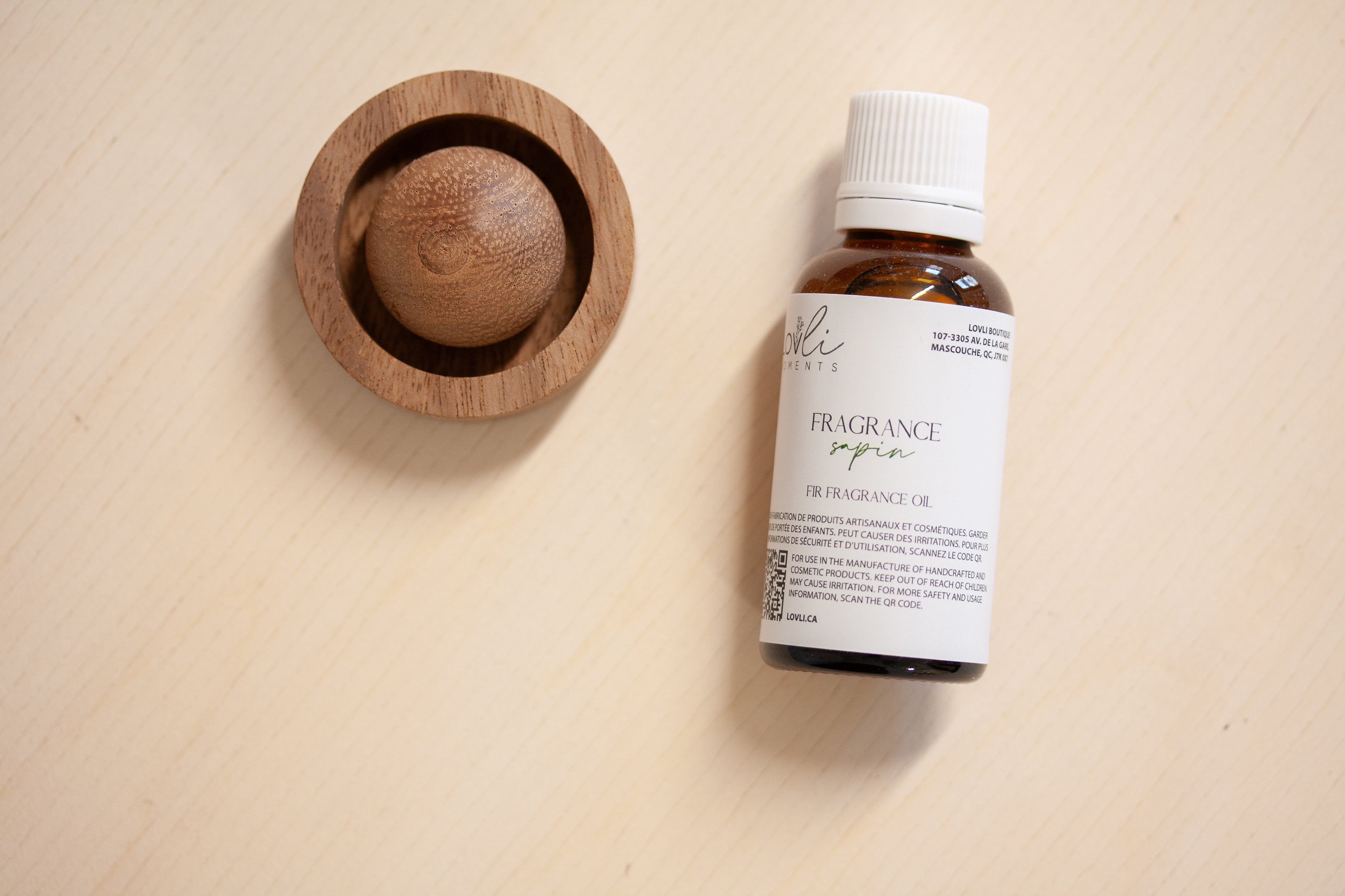 Diffuseur minimaliste en bois - Boutique Lovli