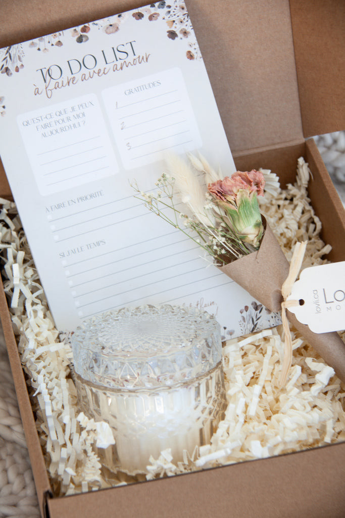 Boîte cadeau - juste pour moi - Boutique Lovli