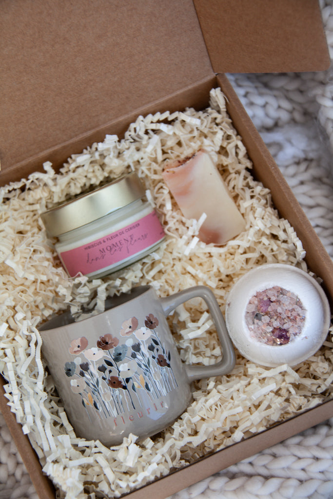 Boîte cadeau - moment dans les fleurs - Boutique Lovli