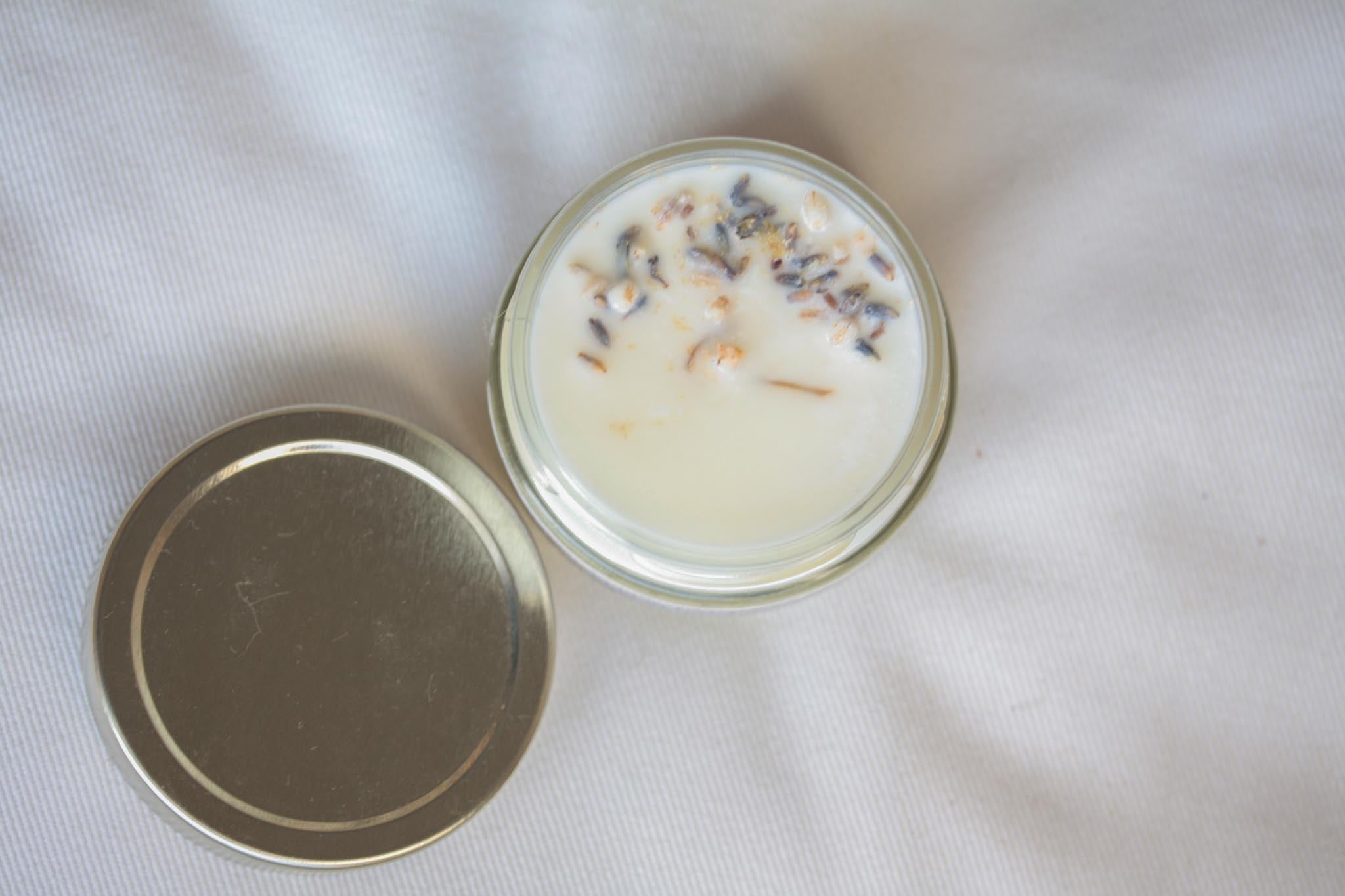 Chandelle Moment lâcher prise - Lavande, camomille & lait d'avoine - Imparfaite