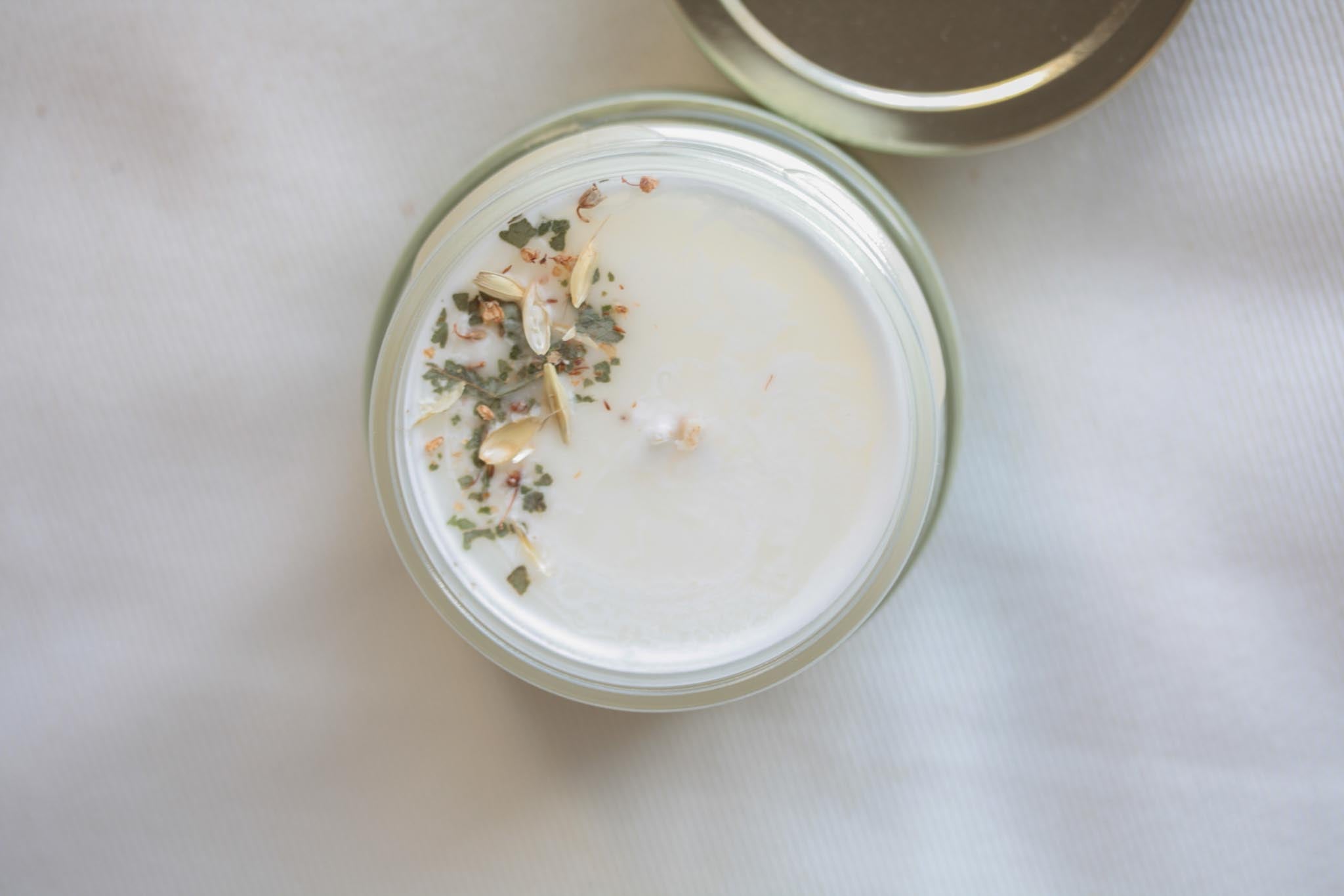 Chandelle Moment spa - Eucalyptus & feuilles de menthe - Imparfaite